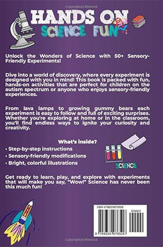 Hands On Science Fun Back Cover